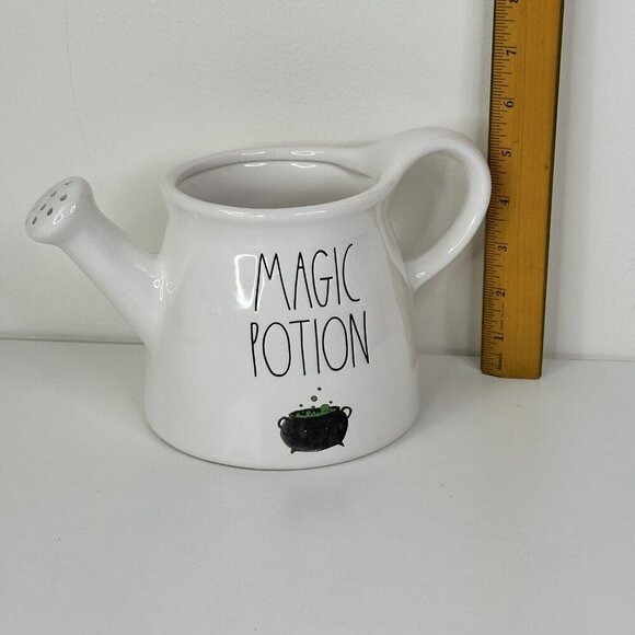 RAE DUNN Ceramic Watering Can "Magic Potion" Artisan Collection by Magenta 195 - Picture 7 of 7